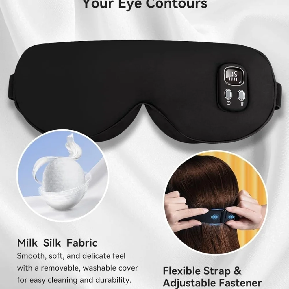 Wireless Black Eye Mask